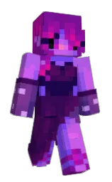 seance and electric violet Minecraft skin — Slim model — first worn by Lestell