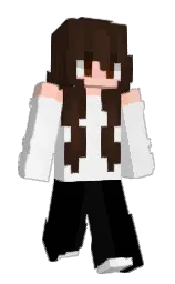 wild sand and black Minecraft skin — Slim model — first worn by ItzSlowPvP