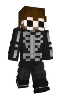 Front of xyQr's skin