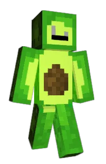 Front of Dwightscrhute's skin