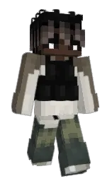 cod gray and swirl Minecraft skin — Slim model