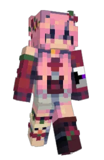 Front of LoveSpookie's skin