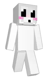 white and mercury Minecraft skin — Classic model — first worn by rainbow56247