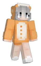 Rongshi's Minecraft skin wearing the Aurora cape