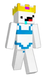 white and gallery Minecraft skin — Classic model