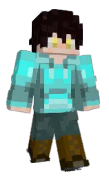 patina and black Minecraft skin — Classic model — first worn by chibang2018
