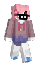 white and bazaar Minecraft skin — Slim model