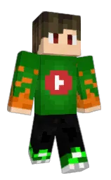 swaGreen's Minecraft skin wearing the Follower's cape