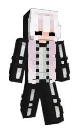 cod gray and soft peach Minecraft skin — Slim model — first worn by FallenEllie