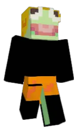 caper and black Minecraft skin — Slim model