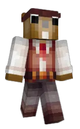 Pe3tr's Minecraft skin wearing the Realms Mapmaker cape