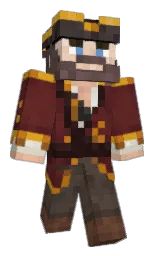 wildwestheroo's Minecraft skin wearing the Migrator cape