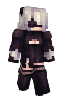Front of 2B's skin