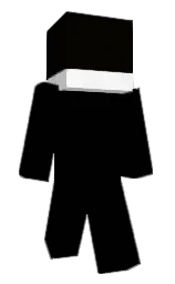 nero and white Minecraft skin — Slim model — first worn by DelusionSketch