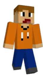 bamboo and catalina blue Minecraft skin — Classic model — first worn by ItsFrankton