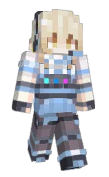 polo blue and bon jour Minecraft skin — Slim model — first worn by KNight7250