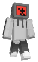 silver and boulder Minecraft skin — Classic model