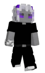 merbutya's Minecraft skin wearing the Purple Heart cape