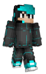 Delltinha's Minecraft skin wearing the Migrator cape