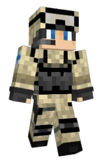 Front of Isernex's skin