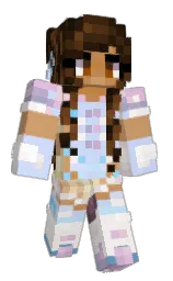 Hevan_Girl's Minecraft skin wearing the Cherry Blossom cape