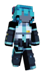black and scooter Minecraft skin — Classic model