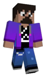 Tuxic's Minecraft skin wearing the Migrator cape