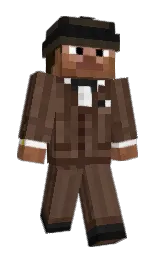 JoeyFab's Minecraft skin wearing the Builder cape
