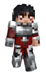 dark burgundy and shark Minecraft skin — Classic model