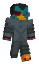 river bed and limed spruce Minecraft skin — Classic model