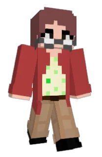 Front of RokaCraft's skin