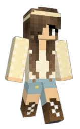 half colonial white and cherokee Minecraft skin — Slim model — first worn by GamerCat_14
