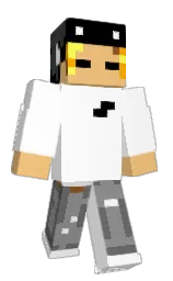 white and tacao Minecraft skin — Classic model