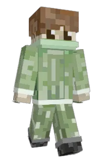Front of Gr7n's skin
