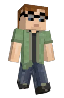 Front of CubicalCubed's skin
