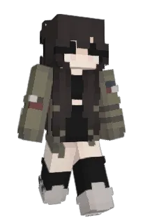 Front of Stitchless's skin