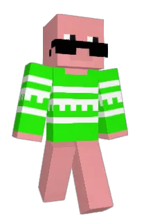 Front of Grinsow's skin