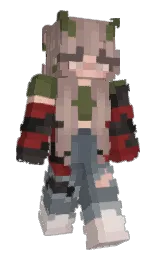 awempe's Minecraft skin wearing the Copper cape