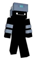 black and geyser Minecraft skin — Slim model — first worn by Tud__