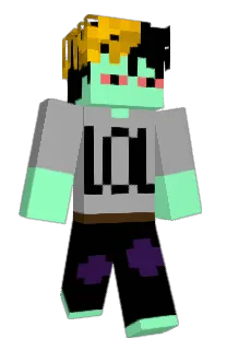 Front of tici's skin