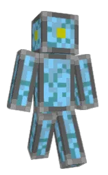 scorpion and gray Minecraft skin — Classic model