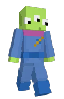 Front of Geekson's skin