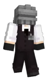 thunder and white Minecraft skin — Slim model — first worn by AlBac19