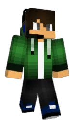 Viper36's Minecraft skin wearing the Migrator cape