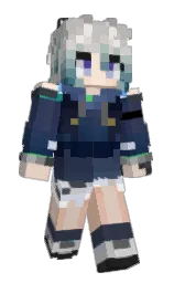bone and cashmere Minecraft skin — Slim model