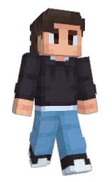 HugoCoding's Minecraft skin wearing the Pan cape