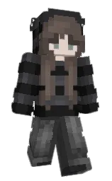 iilyx's Minecraft skin wearing the Twisted cape