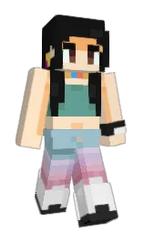 Bunnyto's Minecraft skin wearing the 15th Anniversary cape