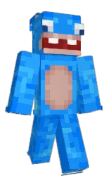 azure radiance and dodger blue Minecraft skin — Classic model