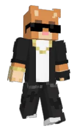 ItsAntix's Minecraft skin wearing the Twisted cape